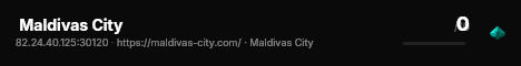  Maldivas City live status badge