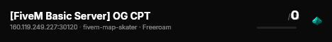 [FiveM Basic Server] OG CPT live status badge