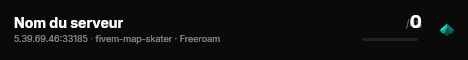 Nom du serveur live status badge