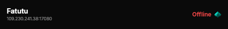 Fatutu live status badge