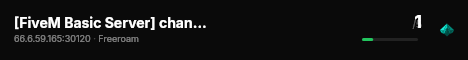 [FiveM Basic Server] change-me live status badge