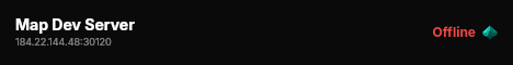 Map Dev Server live status badge