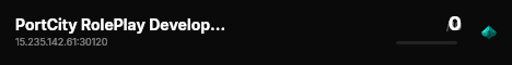 PortCity RolePlay Developing  live status badge