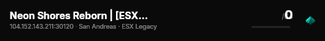 Neon Shores Reborn | [ESX Legacy] live status badge
