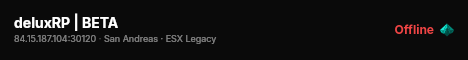 deluxRP | BETA live status badge