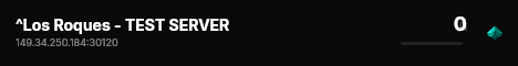 ^Los Roques - TEST SERVER live status badge