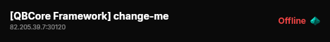 [QBCore Framework] change-me live status badge
