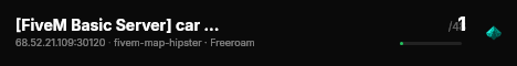 [FiveM Basic Server] car testing live status badge