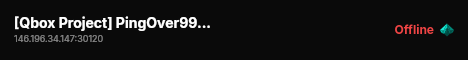 [Qbox Project] PingOver999 Server live status badge