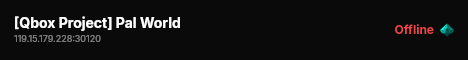 Pal World built with Qbox Project by The Community! live status badge