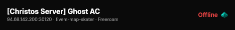 [Christos Server] Ghost AC live status badge