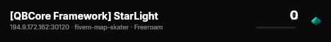 [QBCore Framework] StarLight live status badge