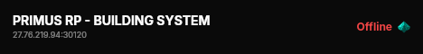 PRIMUS RP - BUILDING SYSTEM live status badge