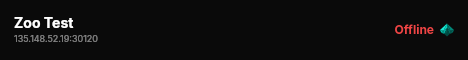 Zoo Test live status badge