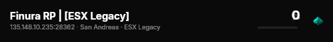 Finura RP | [ESX Legacy] live status badge