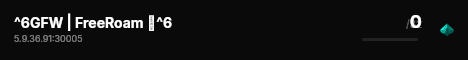 ^6GFW | FreeRoam 🐺^6 live status badge