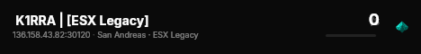  K1RRA | [ESX Legacy] live status badge