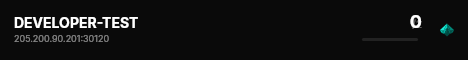 DEVELOPER-TEST live status badge