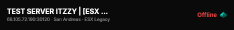 TEST SERVER ITZZY | [ESX Legacy] live status badge