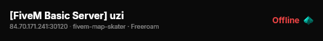 [FiveM Basic Server] uzi live status badge