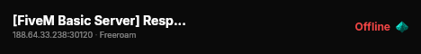 [FiveM Basic Server] Response UK live status badge