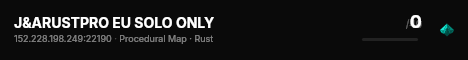 J&ARUSTPRO EU SOLO ONLY live status badge