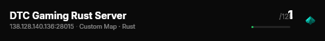 DTC Gaming Rust Server live status badge