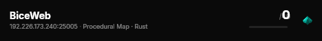 BiceWeb live status badge