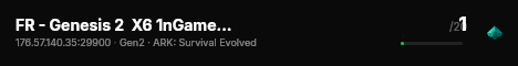 FR - Genesis 2  X6 1nGames - (v361.7) live status badge