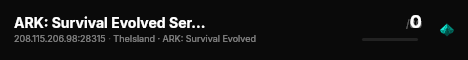 ARK: Survival Evolved Server - (v361.7) live status badge