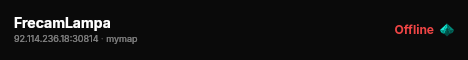 FrecamLampa live status badge