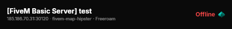 [FiveM Basic Server] test live status badge