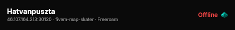 Hatvanpuszta live status badge