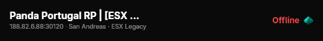 Panda Portugal RP | [ESX Legacy] live status badge