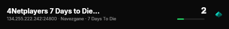 4Netplayers 7 Days to Die Server live status badge