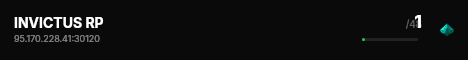 INVICTUS RP live status badge
