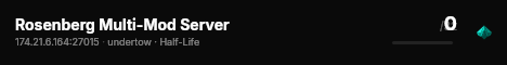 Rosenberg Multi-Mod Server live status badge