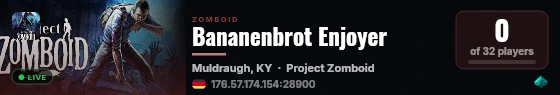 Bananenbrot Enjoyer live status badge