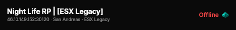 Night Life RP | [ESX Legacy] live status badge