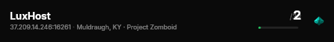 LuxHost live status badge