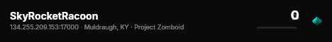 SkyRocketRacoon live status badge