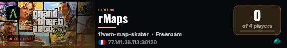 rMaps live status badge