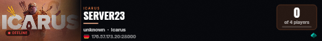 SERVER23 live status badge