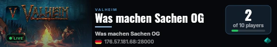 Was machen Sachen OG live status badge