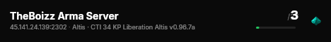 TheBoizz Arma Server live status badge