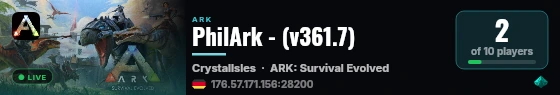 PhilArk - (v361.7) live status badge