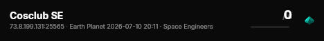 Cosclub SE live status badge