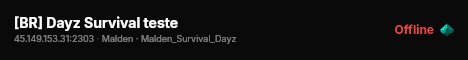 [BR] Dayz Survival teste live status badge