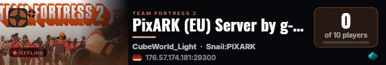 PixARK (EU) Server by g-portal.com - (v1.227) live status badge
