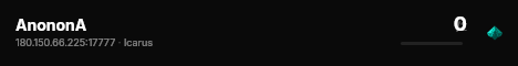 AnononA live status badge